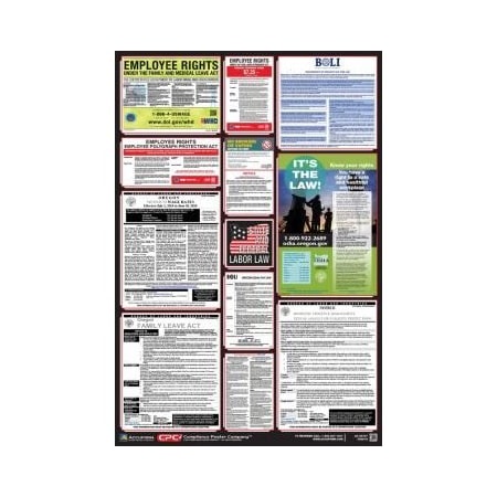 Accuform OSHA SAFETY POSTER COMBO STATE, PPG300OR PPG300OR